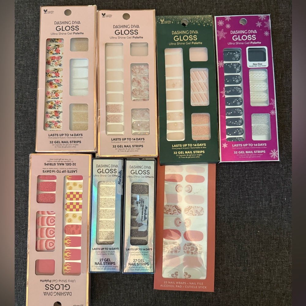 Dashing Diva and OCS Designs Nail Stickers - NWT
